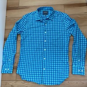 Bonobos - Men’s Plaid Button Up Shirt - Slim Fit Size Medium